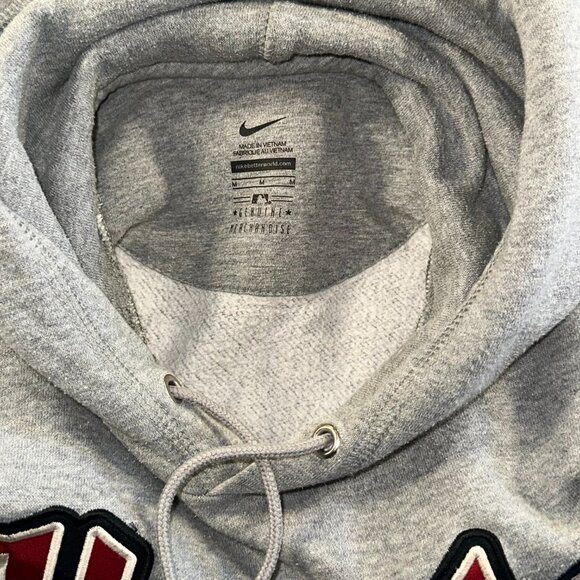 Arizona Diamondbacks Nike Center Swoosh Hoodie Medium MLB Baseball DBacks Grey - Picture 5 of 10